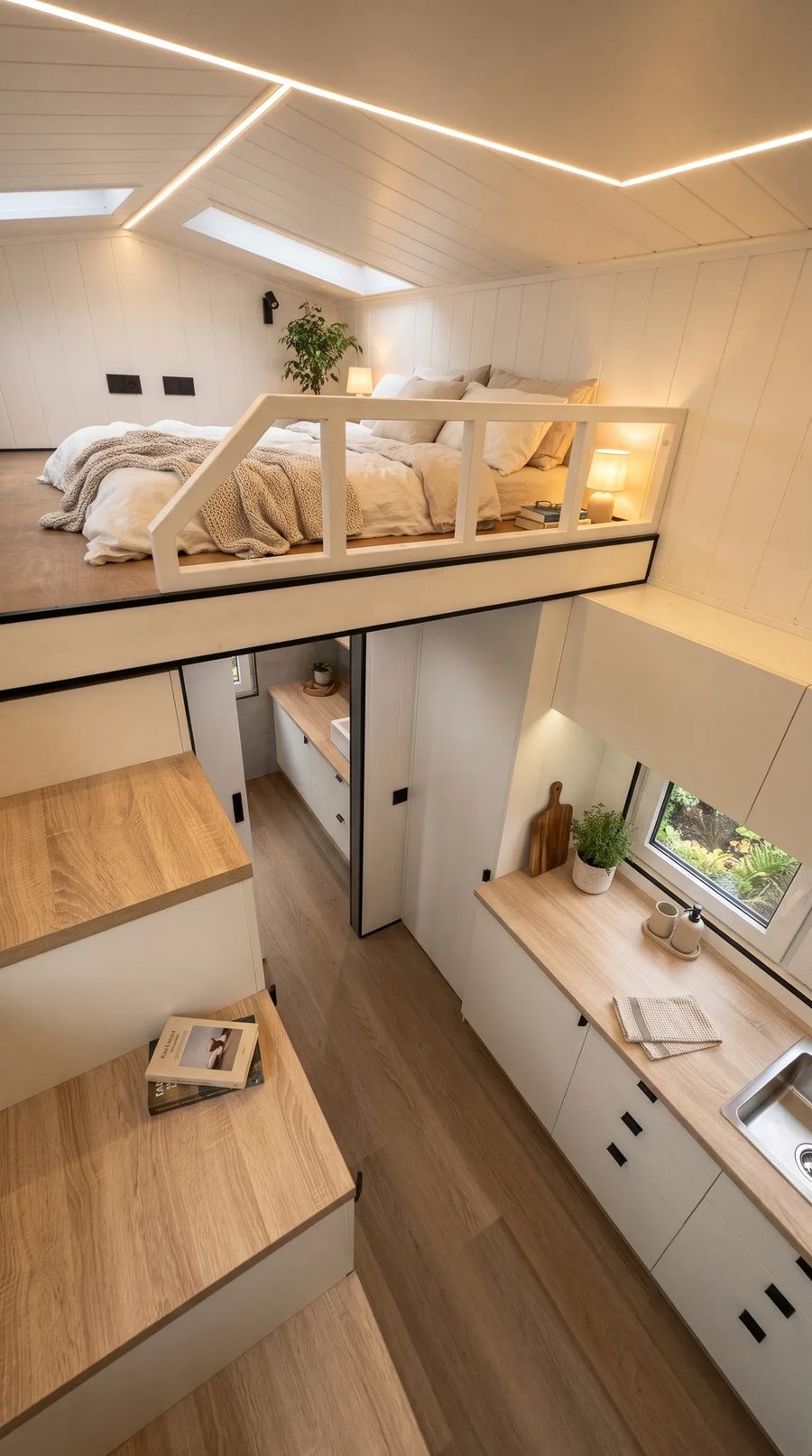 Sleeping loft in The Dartmoor